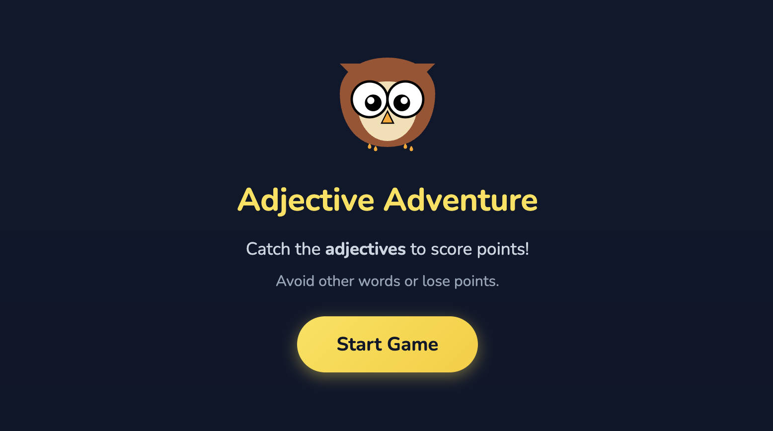 Adjective Adventure